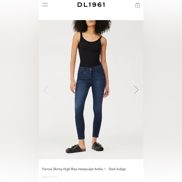 NWT DL1961 Farrow High Rise Jeans Sz 27 - Picture 5 of 6